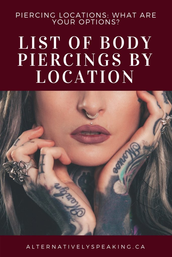 piercing, body piercing, location of piercings, piercings,