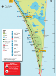 map of Point Pelee National Park from Parks Canada