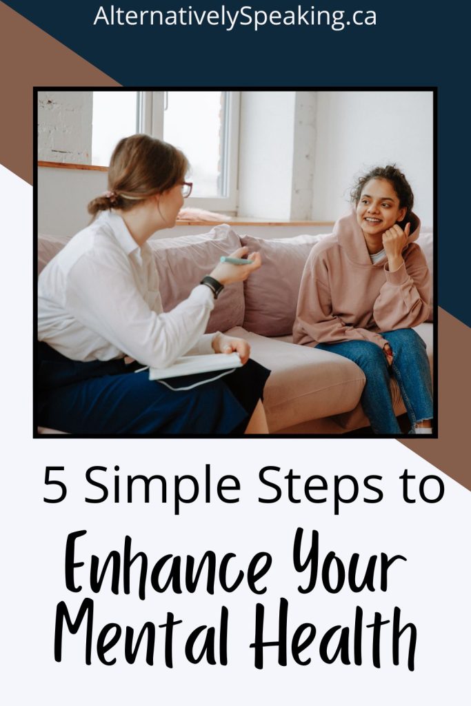 therapy session with two women pin | Discover 5 Simple Steps to Enhance Your Mental Health and Feel Revitalized